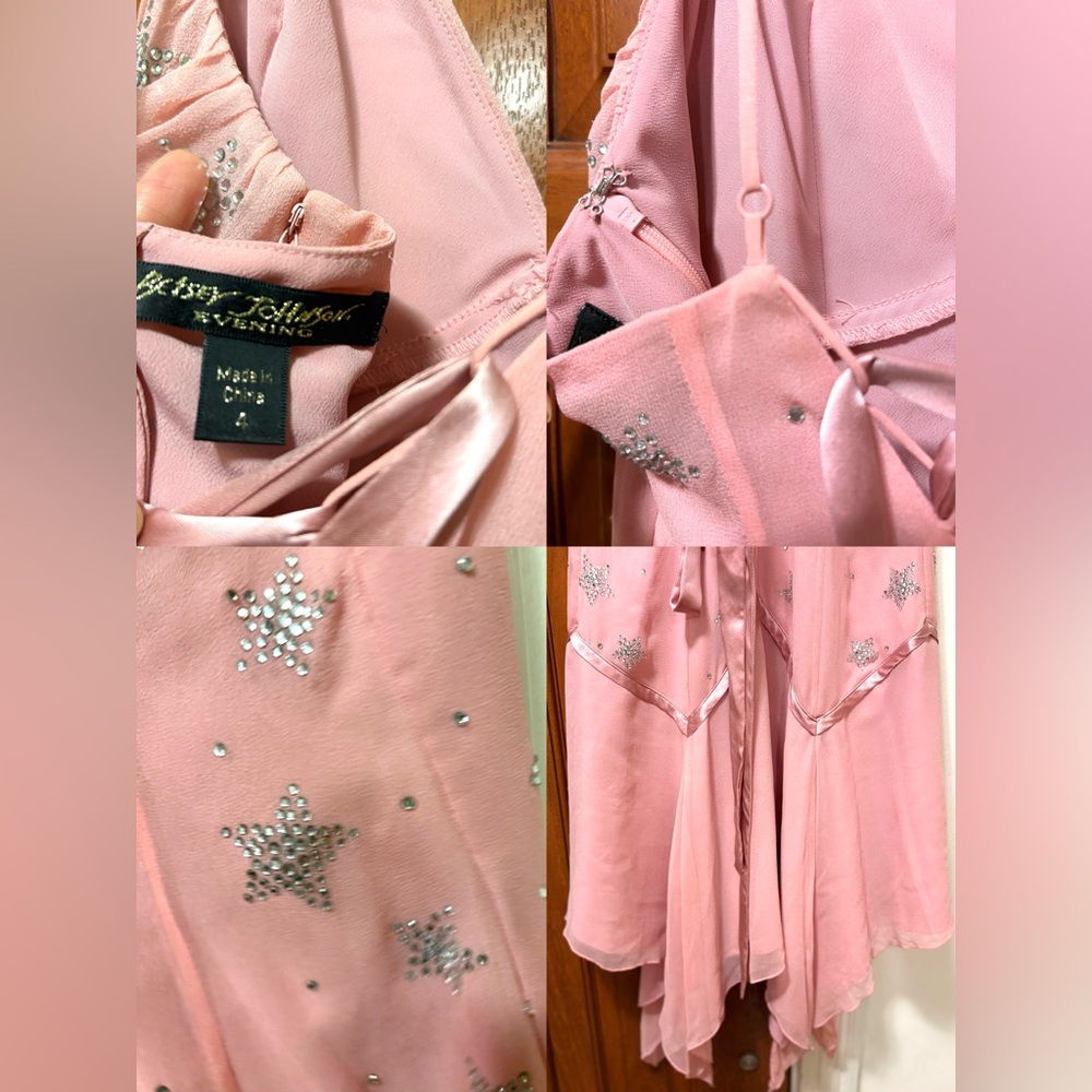 🌸Betsey Johnson Rare Vintage Star Slip Dress – Iconic Y2K Dreamwear ✨ - Picture 12 of 13